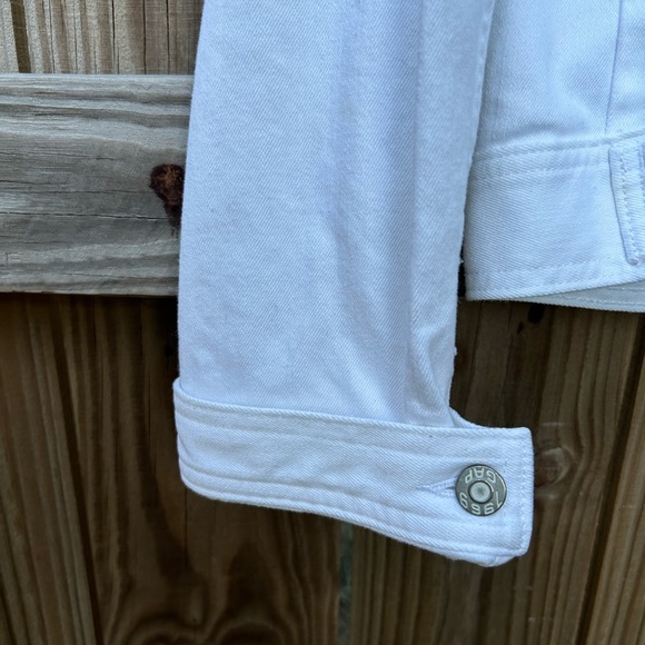 GAP Women’s White Denim Jacket XXL - Picture 12 of 15
